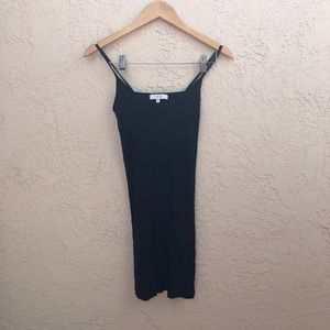IRO Ribbed Tank Dress Black Size Small